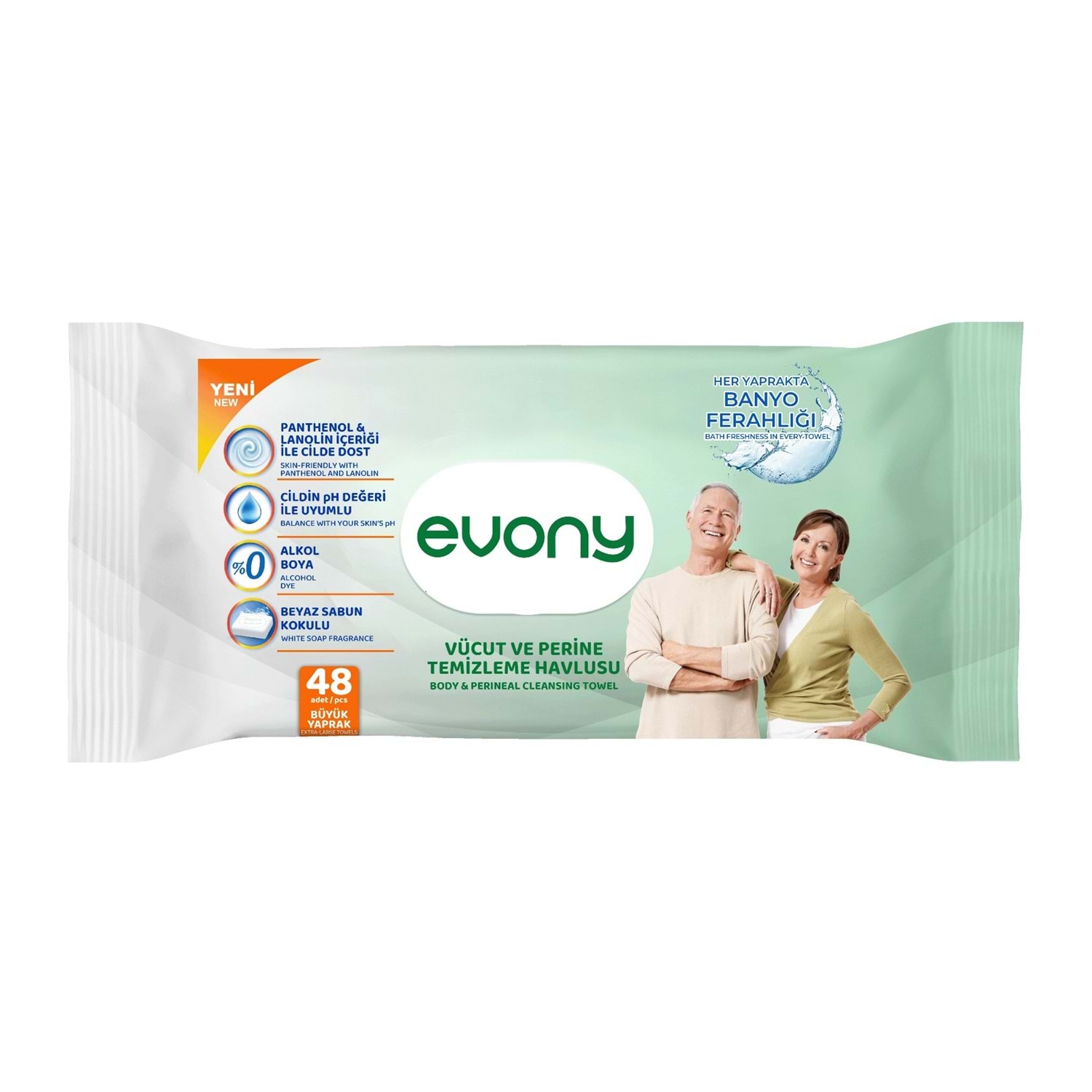 Evony Hijyenik Temizlik Mendili 48x36 1728 Yaprak