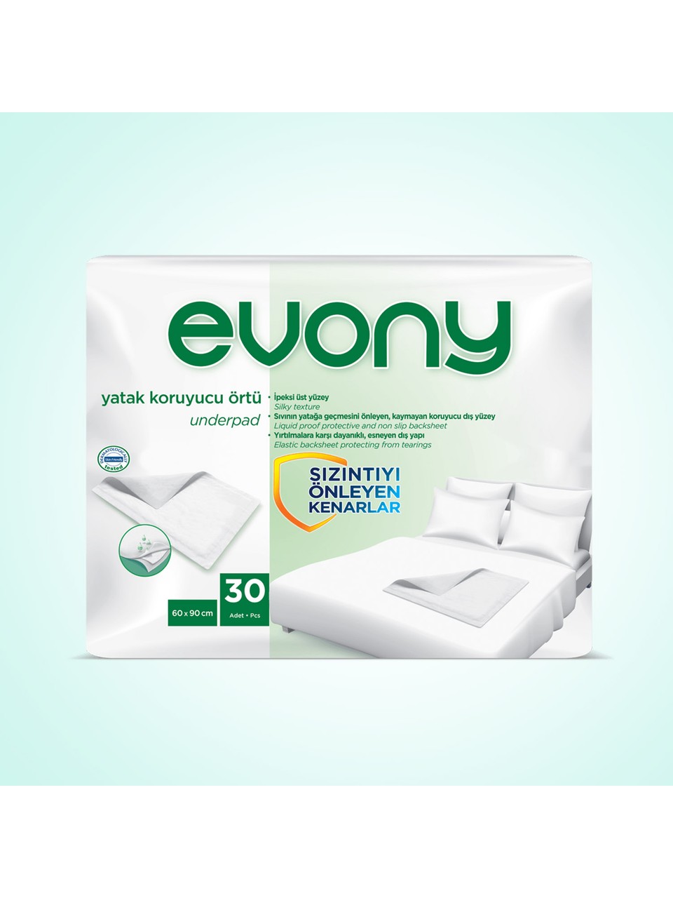 Evony Yatak Koruyucu Örtü 30x4 120 Adet