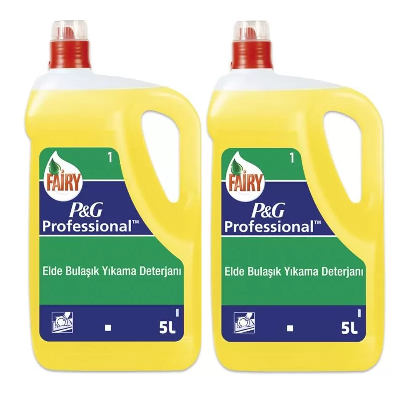 Fairy Elde Yıkama Sıvı Bulaşık Deterjanı 5LT x 2 Adet