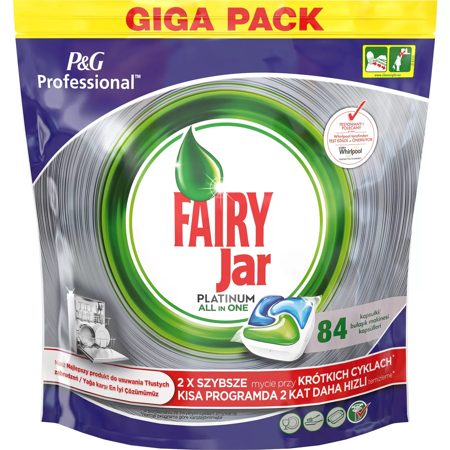 Fairy Jar Platinium 252 Kapsül Bulaşık Makinesi Deterjanı Fairy Jar Platinium 252 Kapsül Bulaşık Makinesi Deterjanı