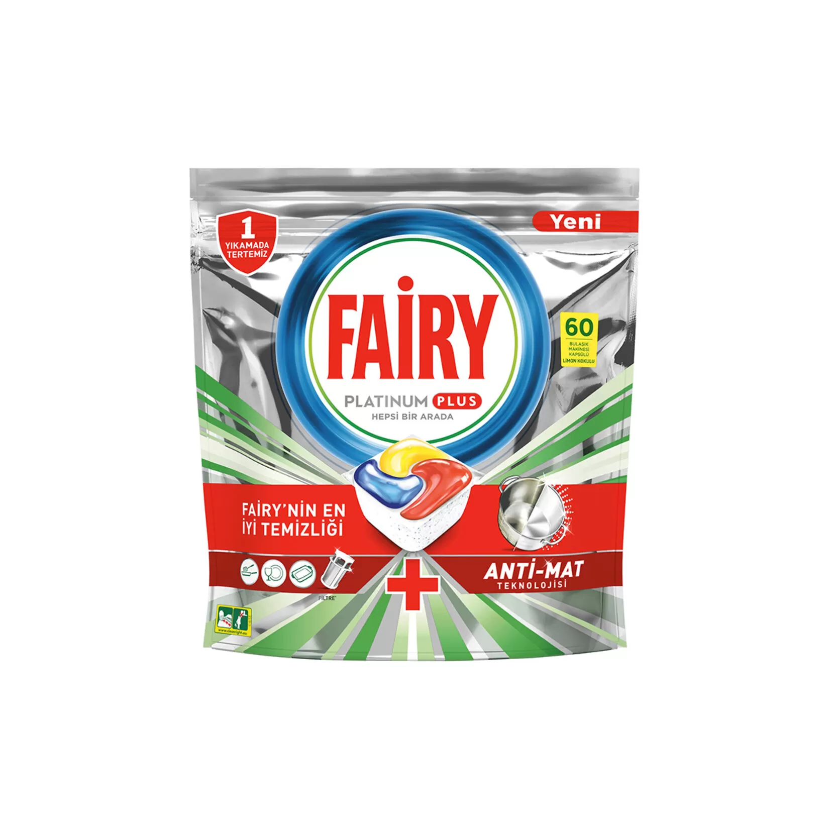Fairy Platinum Plus Bulaşık Makinesi Deterjanı 60x4 240 Tablet
