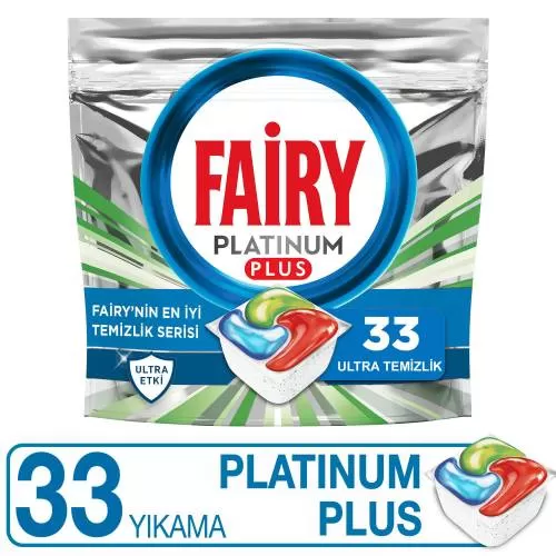 Fairy Platinum Plus Ultra Temizlik Bulaşık Makine Deterjanı 33x3 99 Tablet