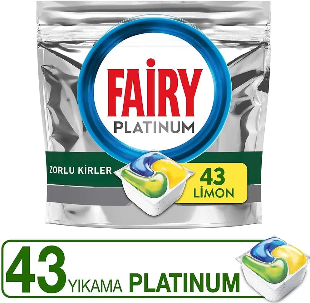 Fairy Platinum Bulaşık Makine Deterjanı 43 Tablet