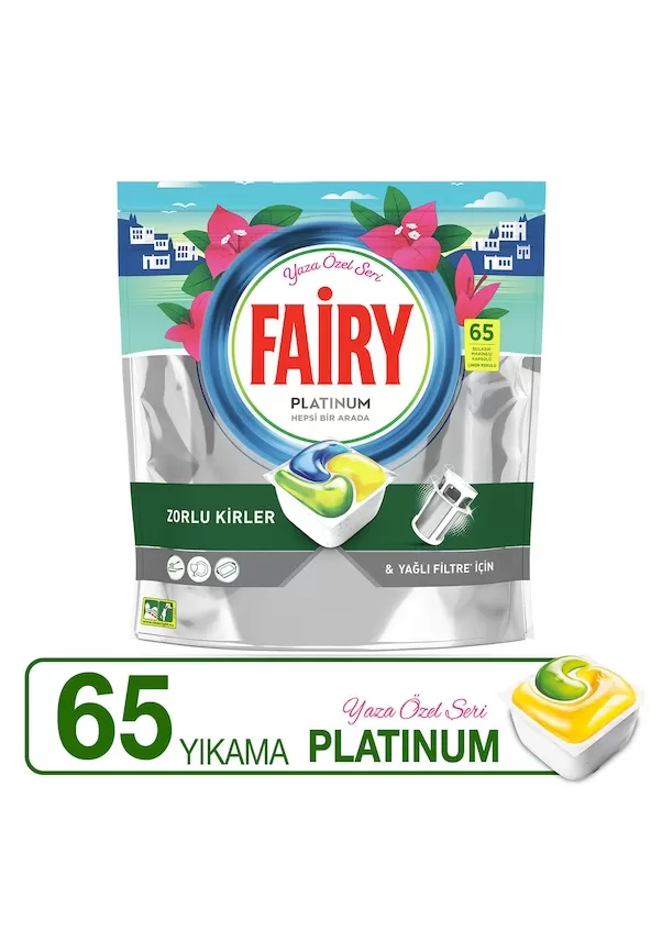 Fairy Platinum Özel Seri Bulaşık Makine Deterjanı 65x2 130 Tablet