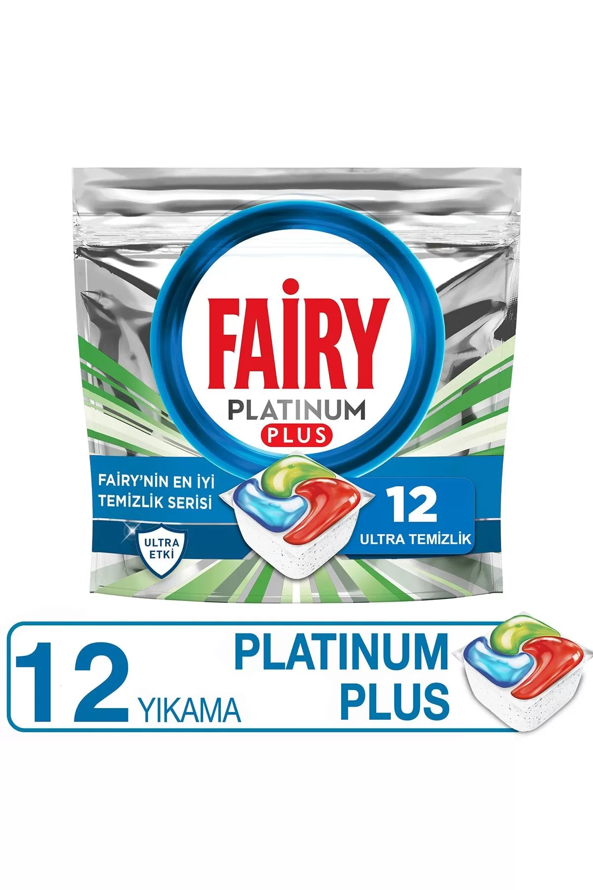 Fairy Platinum Plus Ultra Temizlik Bulaşık Makinesi Deterjanı 12x4 48 Tablet