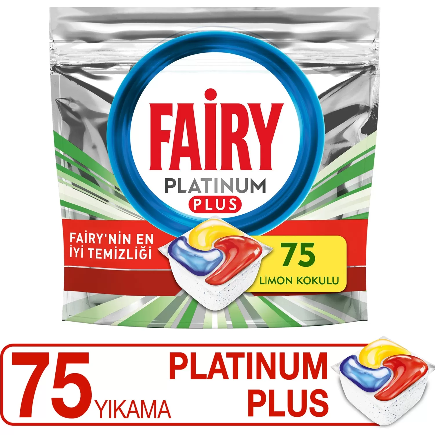 Fairy Platinum Plus Bulaşık Makinesi Deterjanı 75x4 300 Tablet