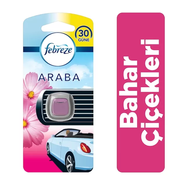 Febreze Araba Kokusu Bahar Çiçekleri 2ml 5 Adet