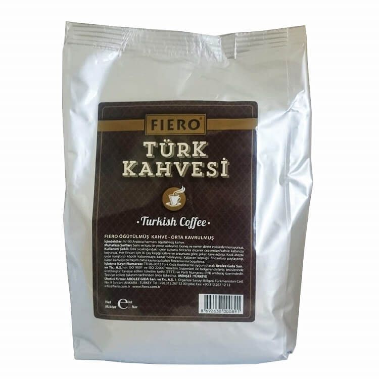 Fiero Türk Kahve 1000 Gr 5 Adet Fiero Türk Kahve 1000 Gr 5 Adet