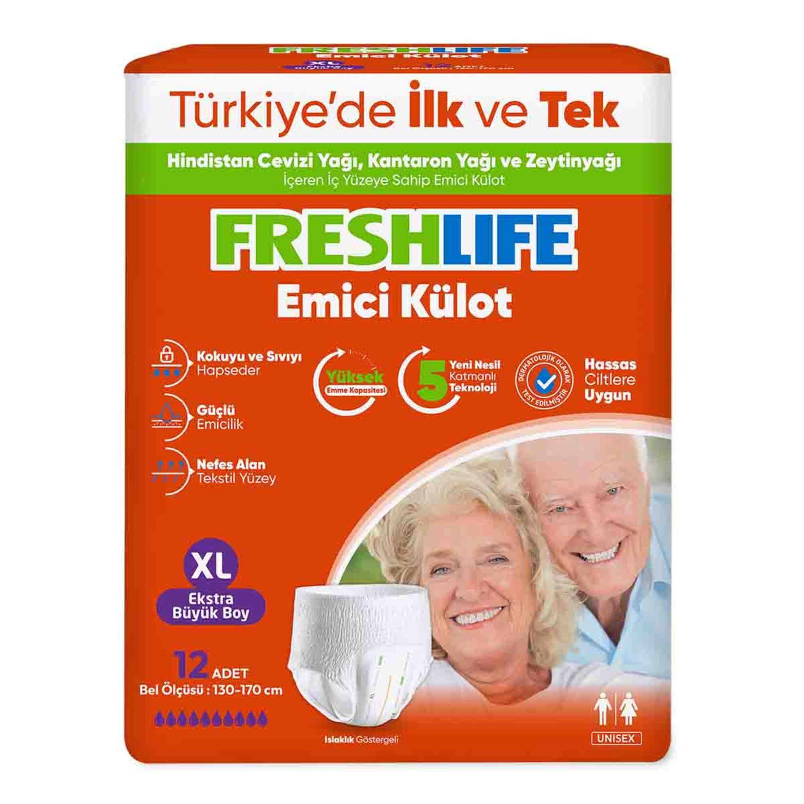 Freshlife Emici Külot Xl Beden 12x5 60 Adet Freshlife Emici Külot Xl Beden 12x5 60 Adet