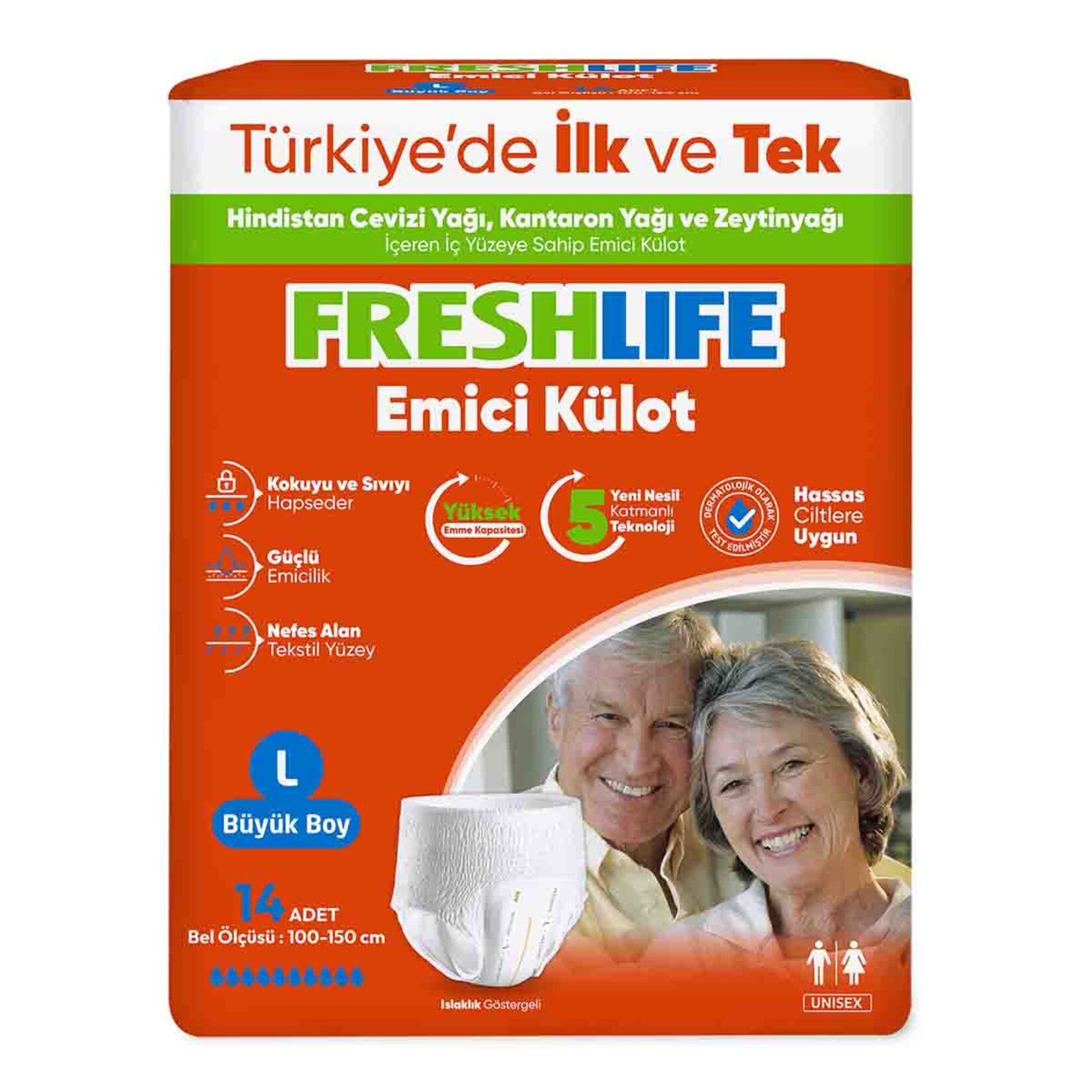 Freshlife Emici Külot L Beden 14x4 56 Adet Freshlife Emici Külot L Beden 14x4 56 Adet