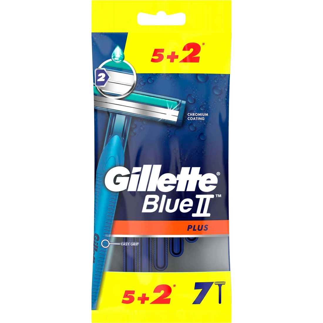 Gillette Blue2 Plus 5+2'li Kullan At Tıraş Bıçağı 6 Adet