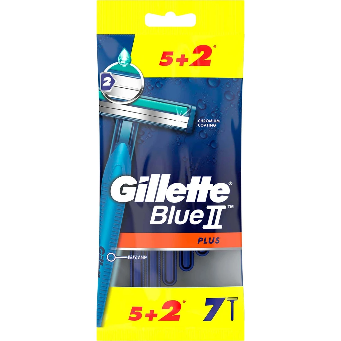 Gillette Blue2 Plus 5+2'li Kullan At Tıraş Bıçağı 2 Adet