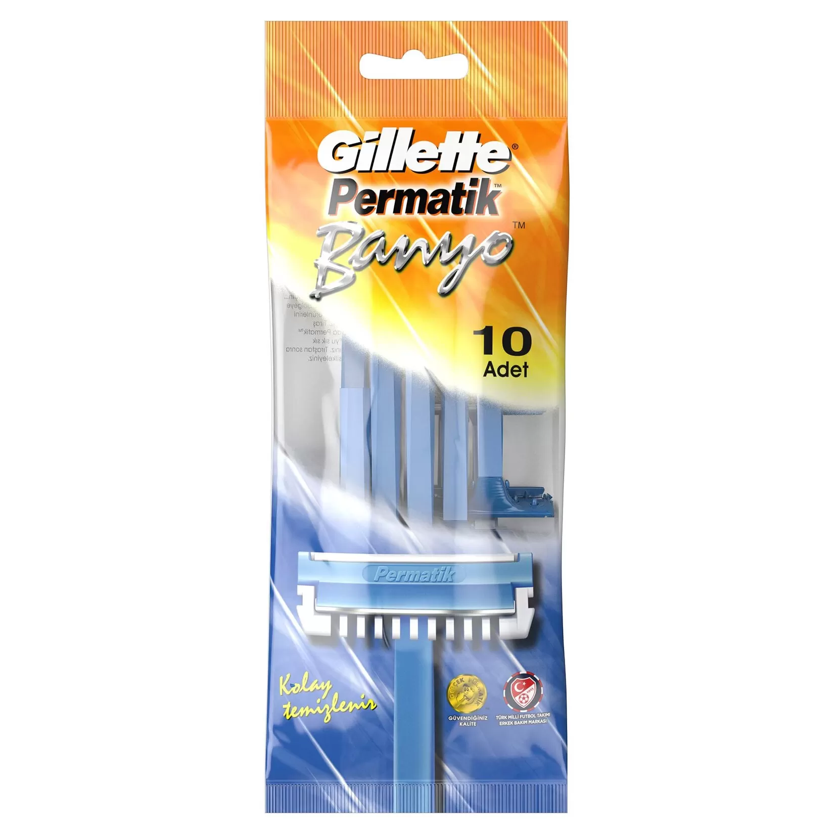Gillette Permatik Banyo Kullan At Tıraş Bıçağı 10 Adet