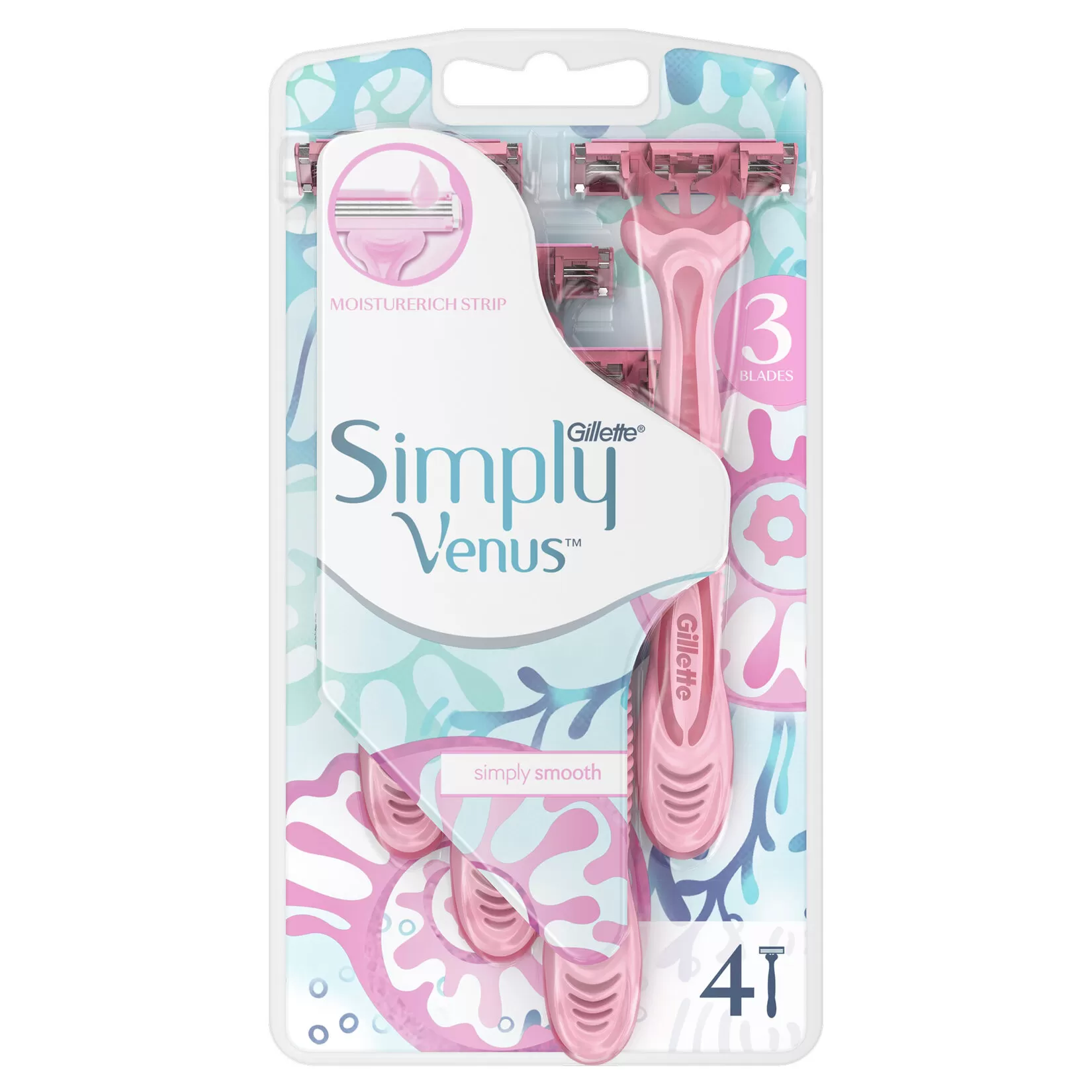 Gillette Venus Simply 3 Kullan At 4'lü Tıraş Bıçağı