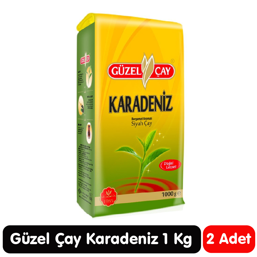 Güzel Çay Karadeniz Siyah Çayı 2x1 Kg