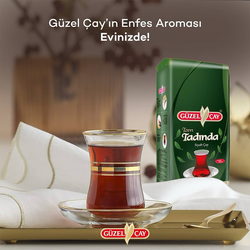Güzel Çay Tam Tadında Siyah Çay 1 Kg 6 Paket