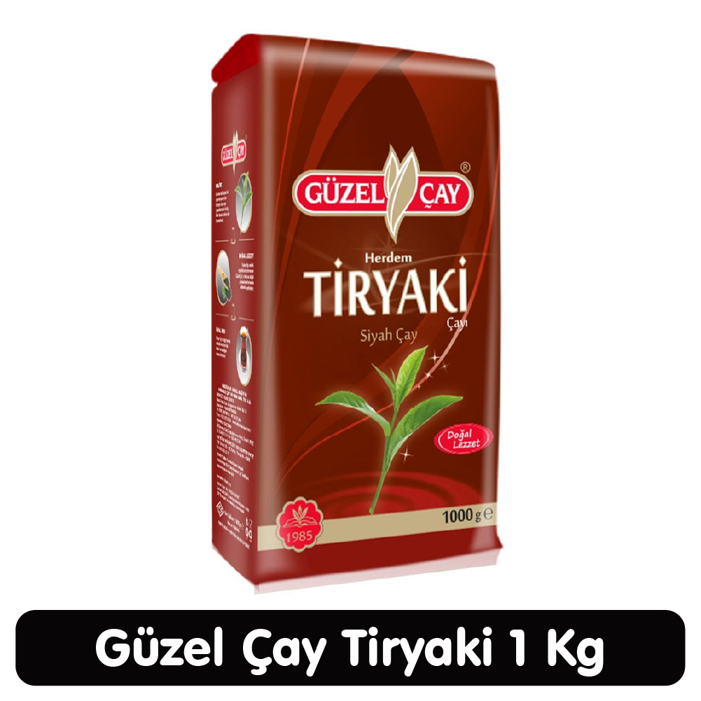 Güzel Çay Tiryaki Siyah Çay 1 Kg