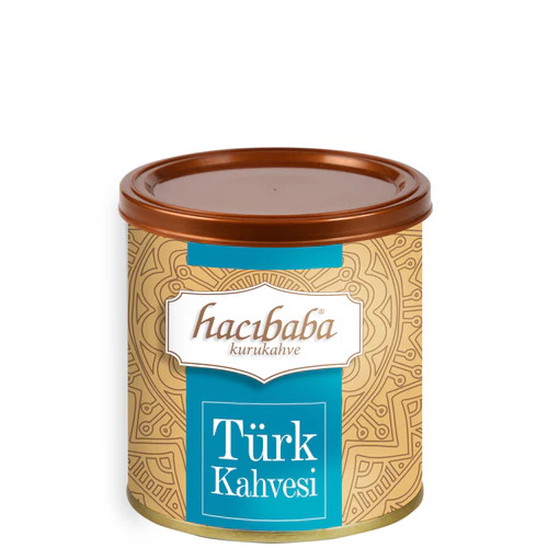 Hacıbaba Türk Kahvesi Teneke 100 gr 6 Adet
