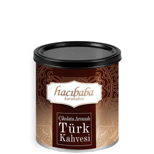 Hacıbaba Çikolata Aromalı Türk Kahvesi Teneke 100 gr 6 Adet