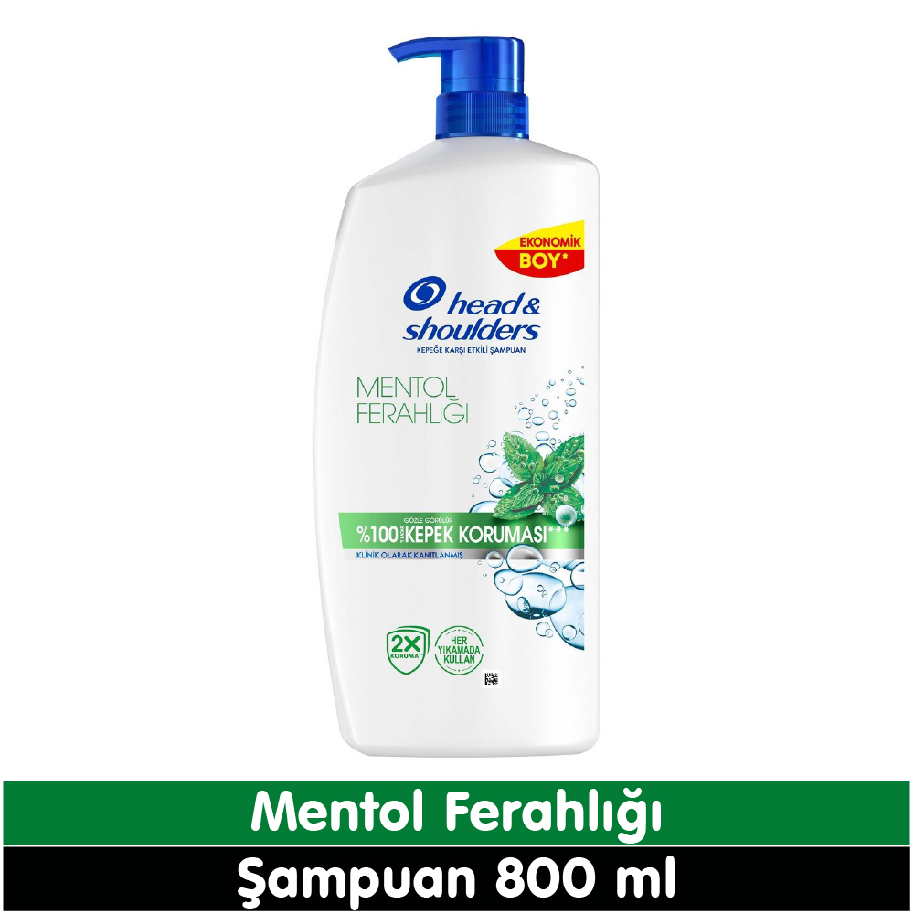 Head&Shoulders Mentol Ferahlığı Şampuan 800 Ml