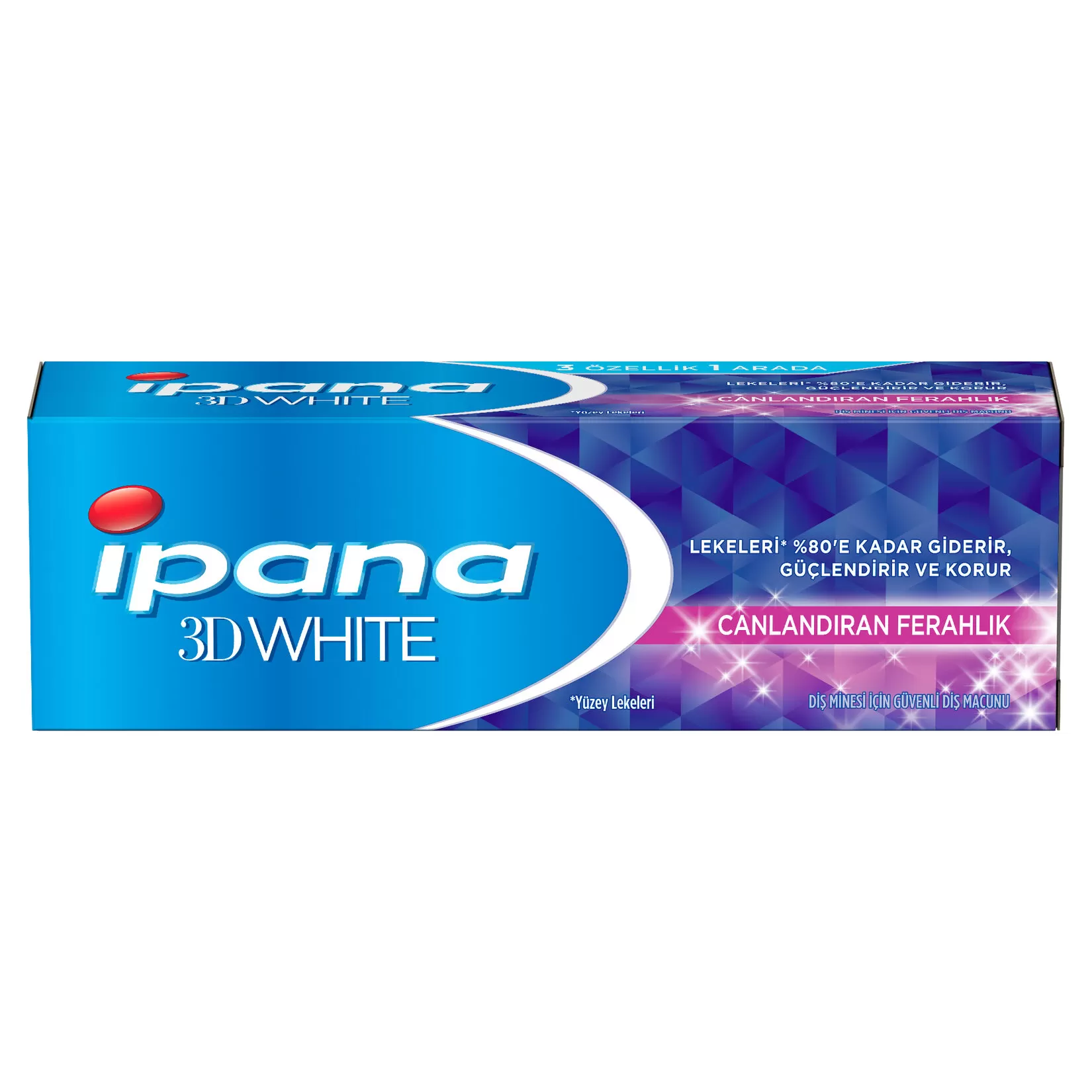 İpana 3D White Canlandıran Ferahlık Diş Macunu 75 ml