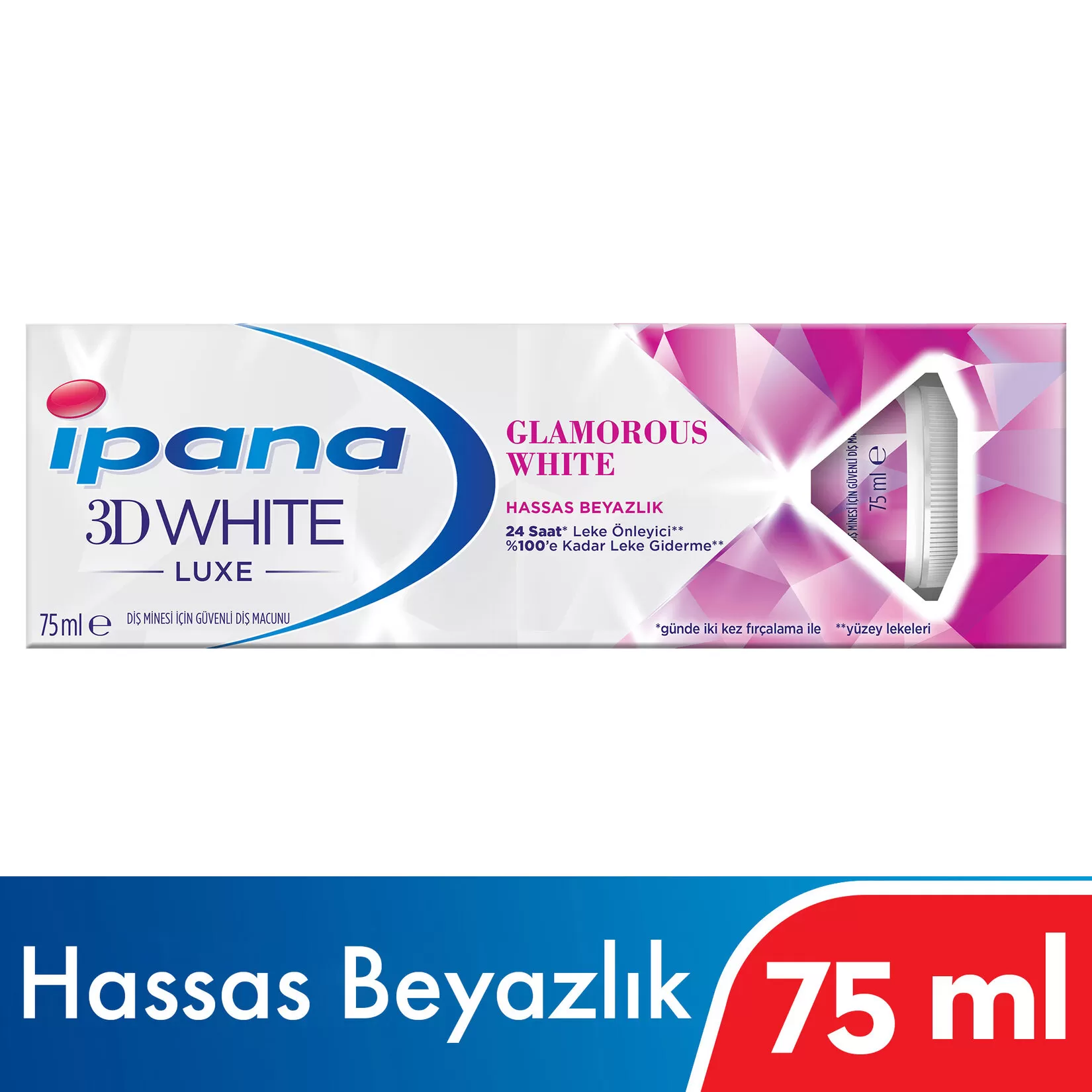 İpana 3D White Luxe Hassas Beyazlık Diş Macunu 75 ml