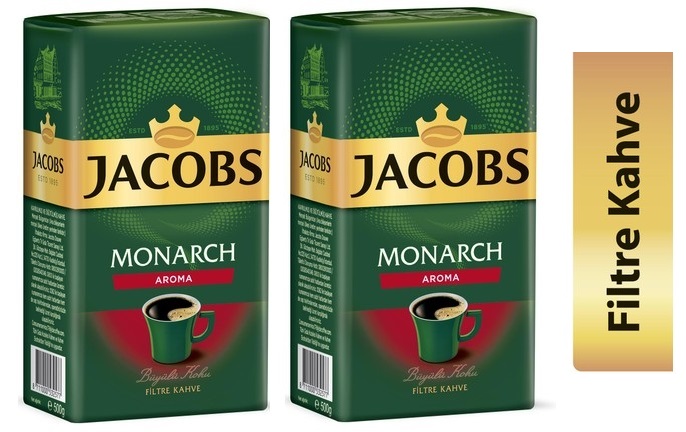 Jacobs Monarch Aroma Filtre Kahve 500*2 = 1000 gr (2 Kutu) 88.05 TL + KDV