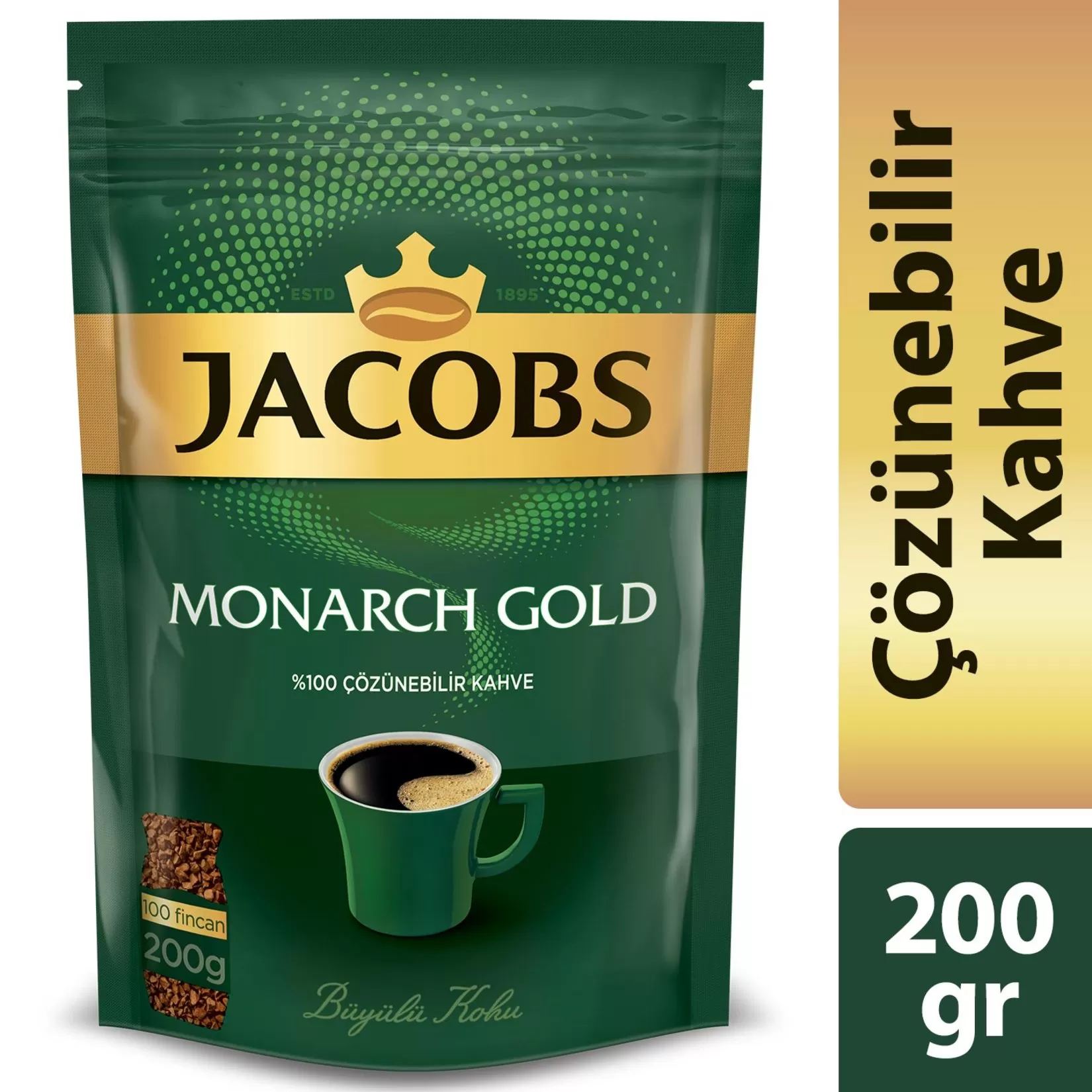 Jacobs Monarch Gold Ekonomik Paket 3x200 gr