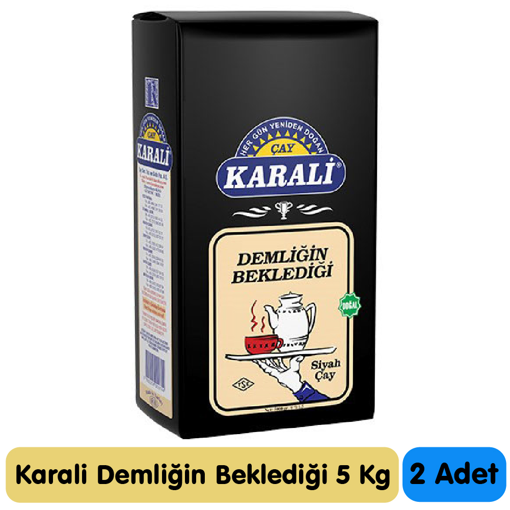 Karali Demliğin Bekledği Siyah Çay 5 Kg 2 Paket