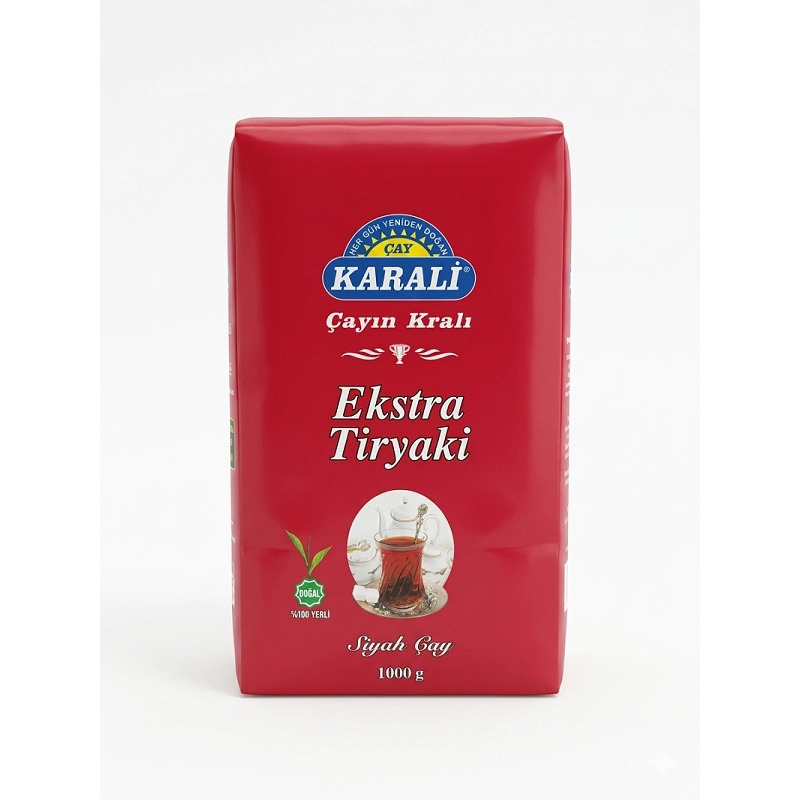 Karali Ekstra Tiryaki Çay 1 Kg 2 Paket