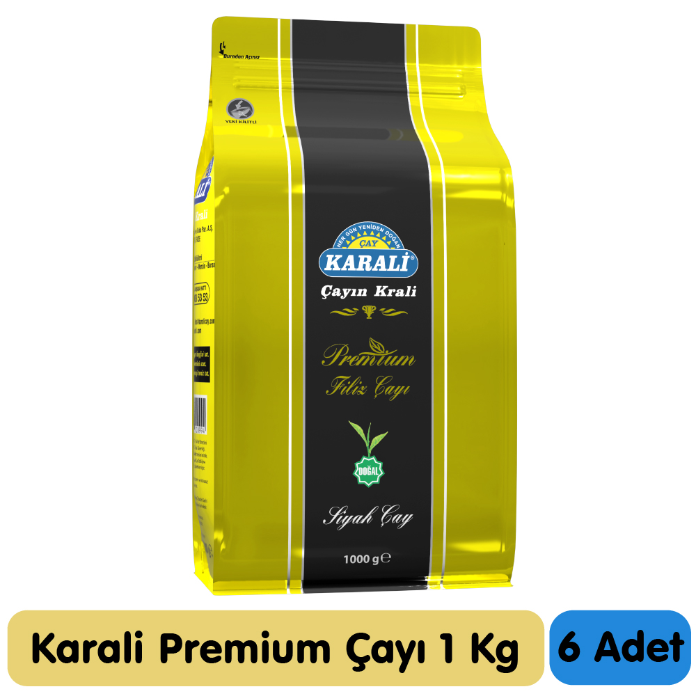 Karali Premium Filiz Çay 1 Kg 6 Paket