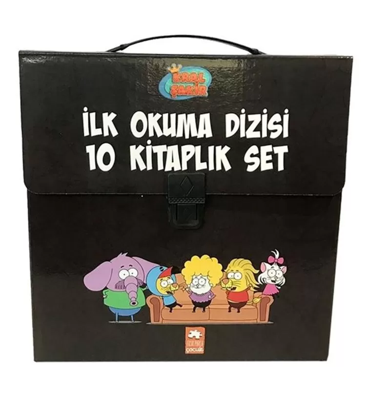 Kral Şakir İlk Okuma Çantalı Set (Siyah)