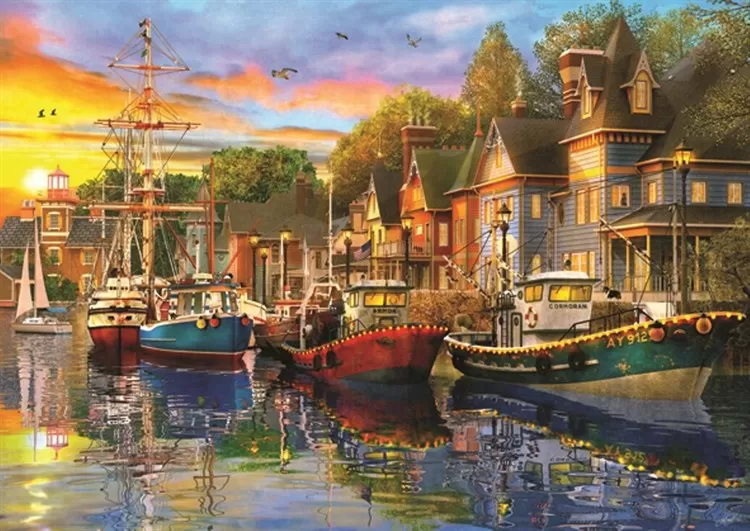 Liman Işıkları 1500 parça Anatolian Puzzle