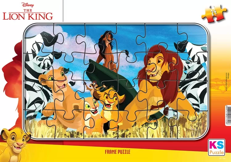 Lion King Frame Puzzle 24 Parça