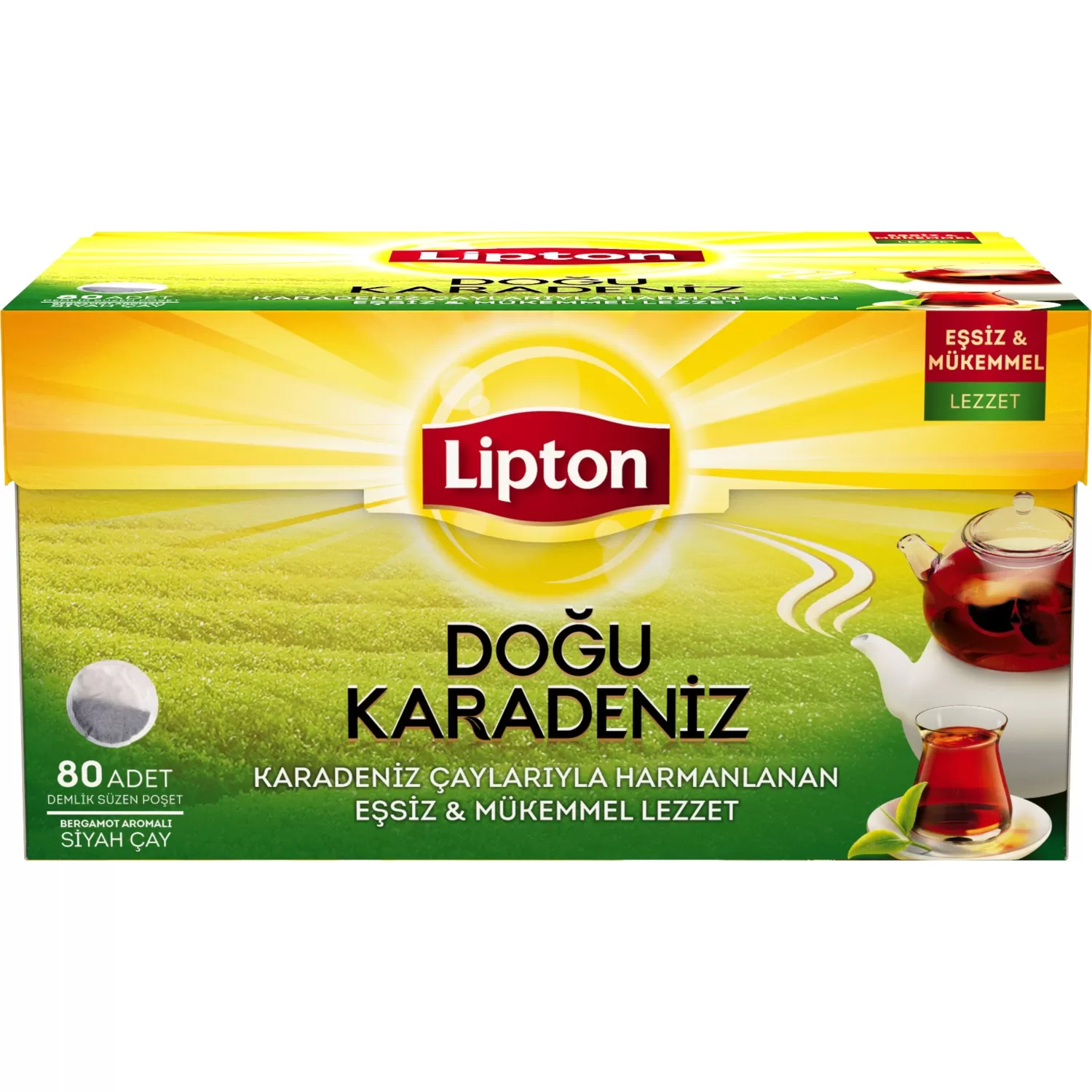 Lipton Doğu Karadeniz Demlik Çay 80 Adet 4 Paket
