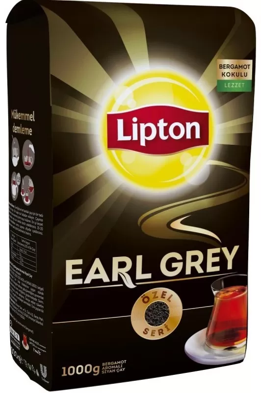 Lipton Earl Grey Bergamot Aromalı Siyah Çay 1000 gr