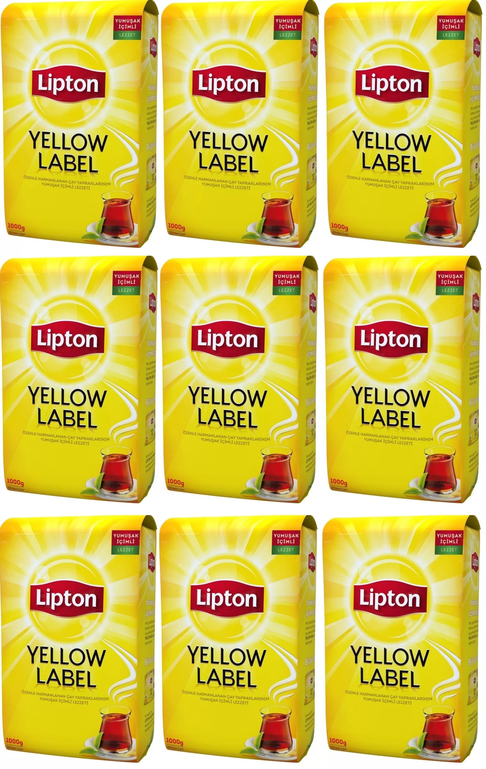 Lipton Yellow Label Siyah Çay 9x1 Kg