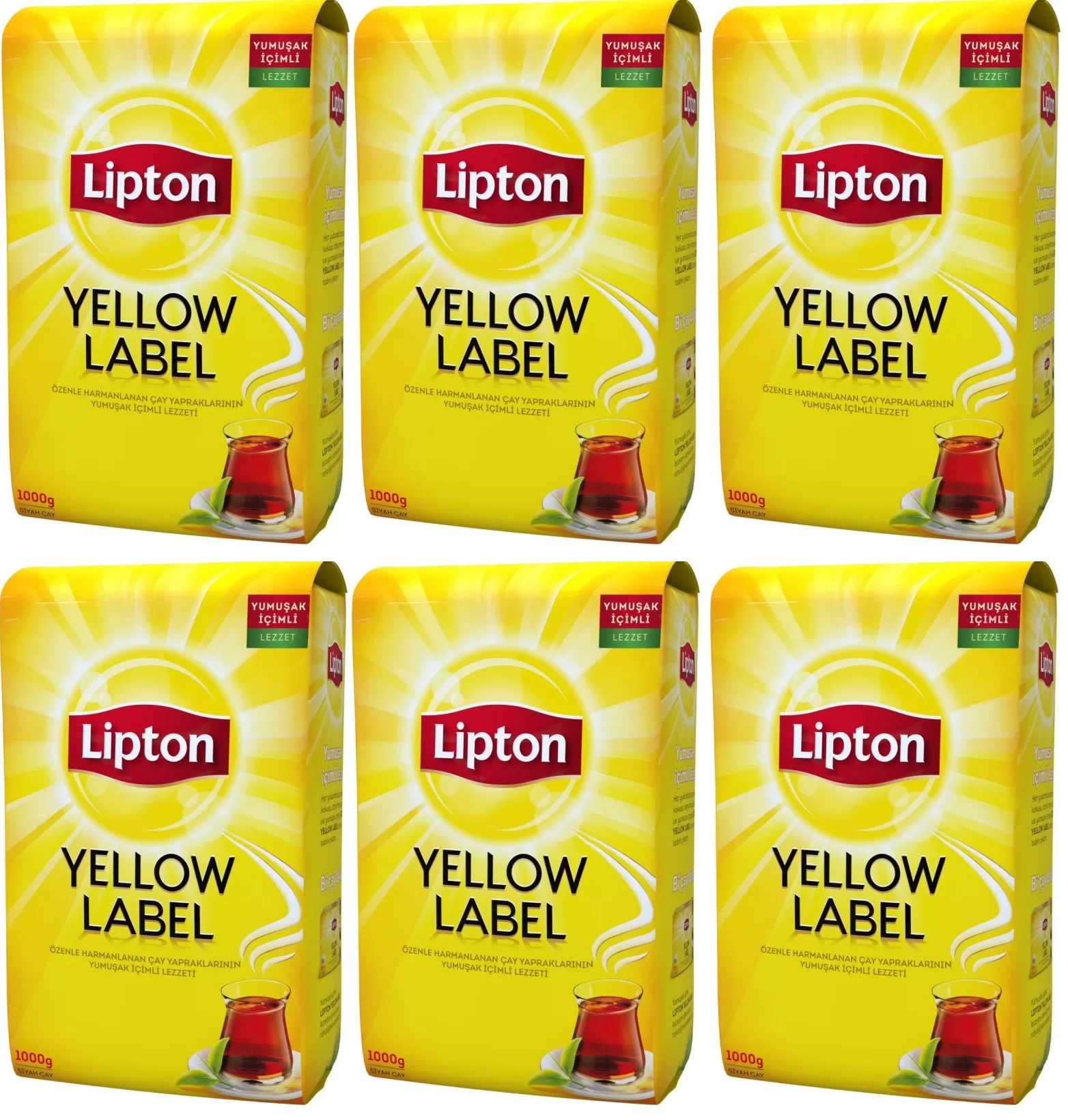Lipton Yellow Label Siyah Çay 6x1 Kg