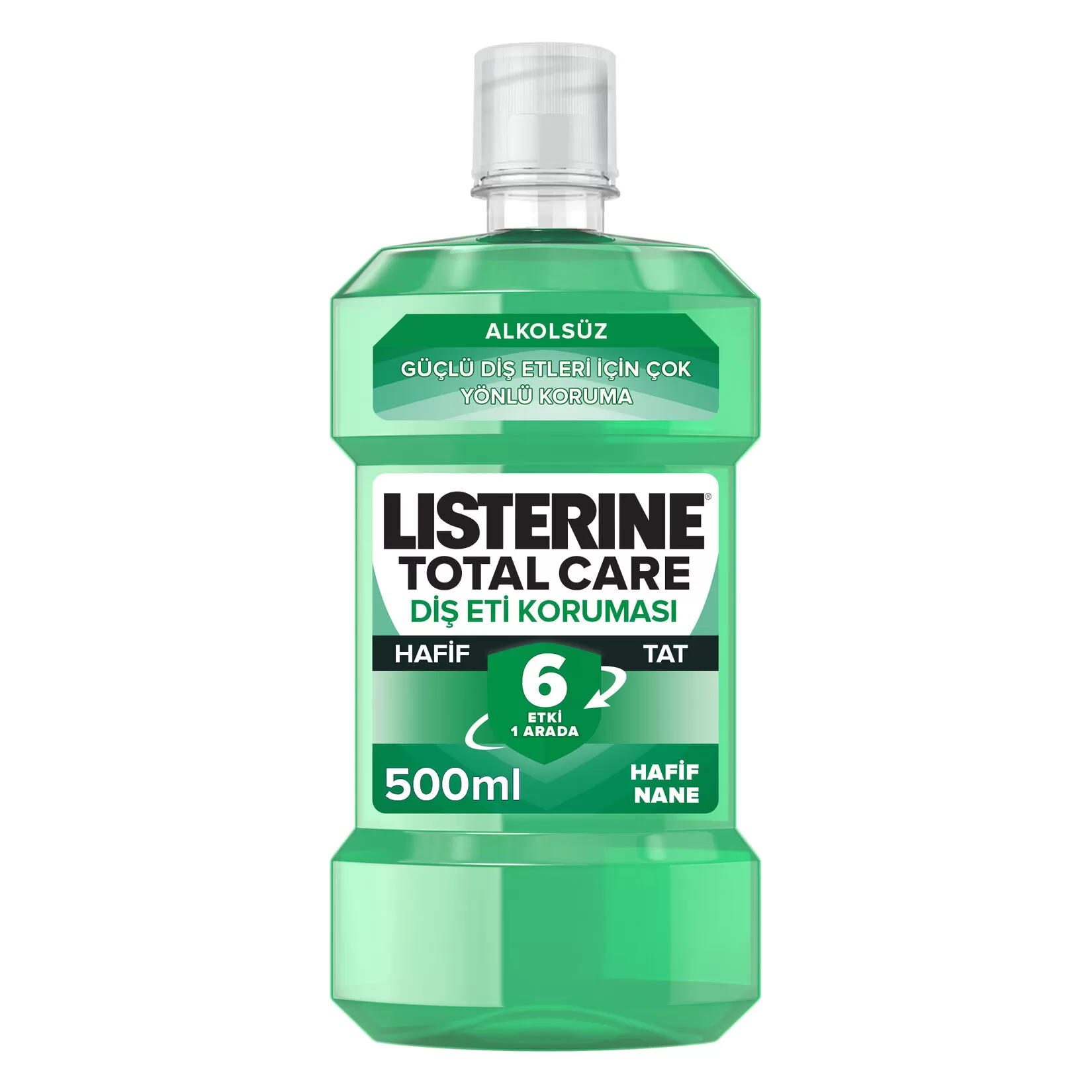 Listerine Diş Ve Diş Eti Koruması Hafif Tat Alkolsüz Ağız Bakım Suyu 500x4 2000 Ml Listerine Diş Ve Diş Eti Koruması Hafif Tat Alkolsüz Ağız Bakım Suyu 500x4 2000 Ml