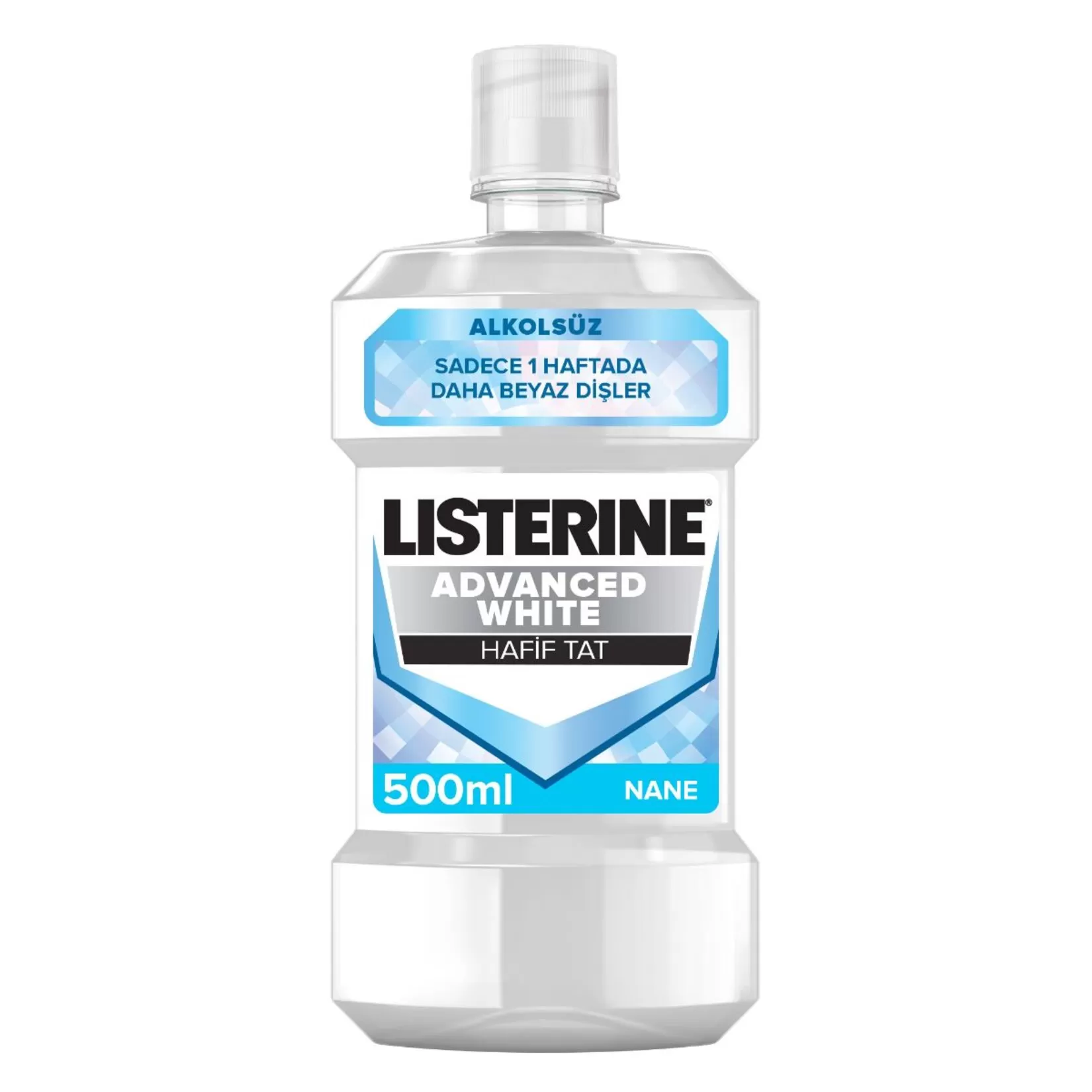 Listerine Advanced Whıte Hafif Tat Alkolsüz Ağız Bakım Suyu 500 Ml