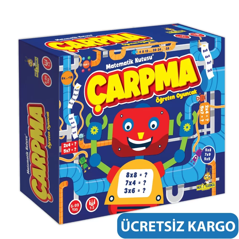 Matematik Kutusu- Çarpma Öğreten Oyuncak