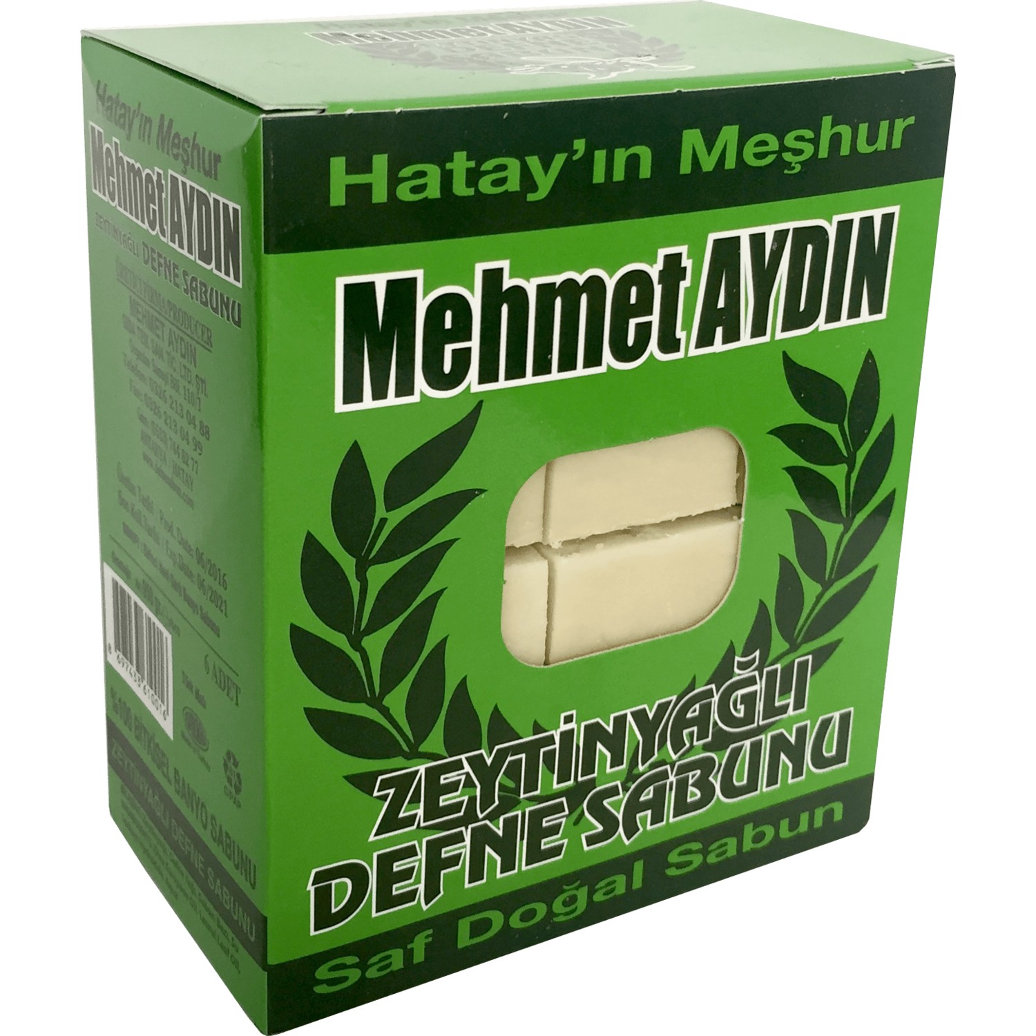 Mehmet Aydın Zeytinyağlı Defne Sabunu 950 gr 3 Paket