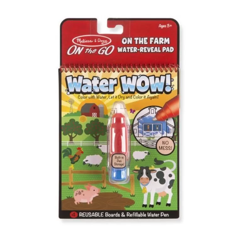 Melissa & Doug Water Wow! Su ile boyama kitabı - Çiftlik