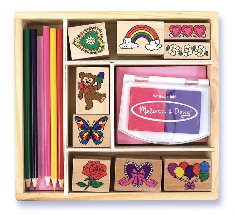 Melissa & Doug Ahşap Baskı Seti - Arkadaşlık