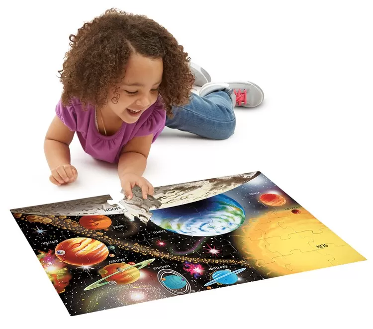 Melissa & Doug Dev Yer Yapbozu- Güneş Sistemi (48 parça)