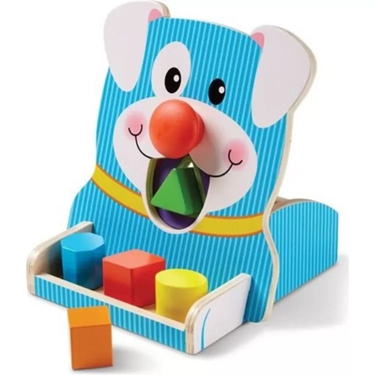Melissa & Doug Ahşap Döndür ve Besle - Şekiller