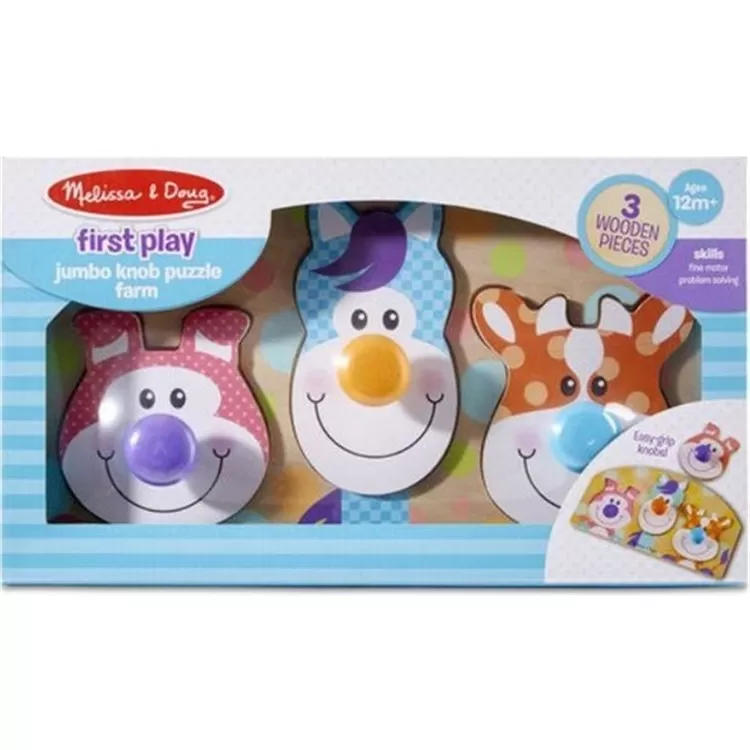 Melissa & Doug Büyük Tutmalı Yapboz - Çiftlik