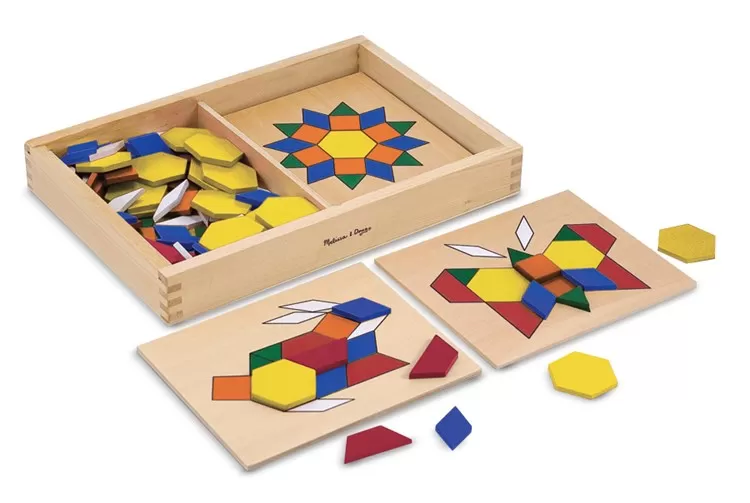 Melissa & Doug Ahşap Gelişmiş Şekil Bulmaca