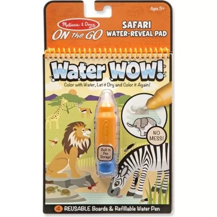 Melissa & Doug Water Wow! Su ile boyama kitabı - Safari