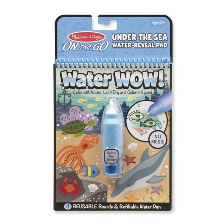 Melissa & Doug Water Wow! Su ile boyama kitabı - Deniz